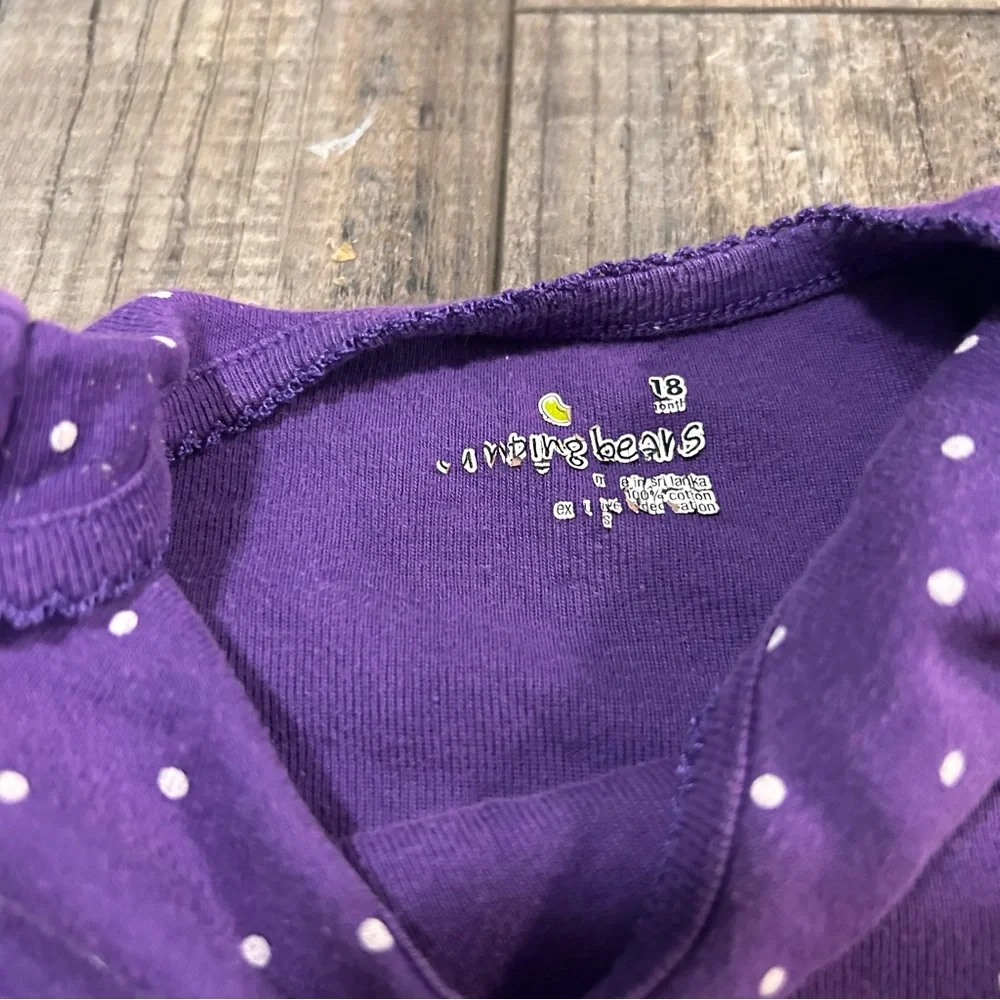18 Month Bodysuit Lot ‎ Long Sleeves Mixed Brands Girl Snap 7 pieces